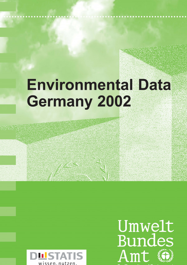 Coverbild der UBA-Broschüre "Environmental Data Germany 2002"