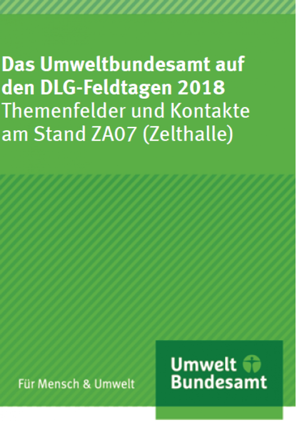 Das Cover der Broschüre