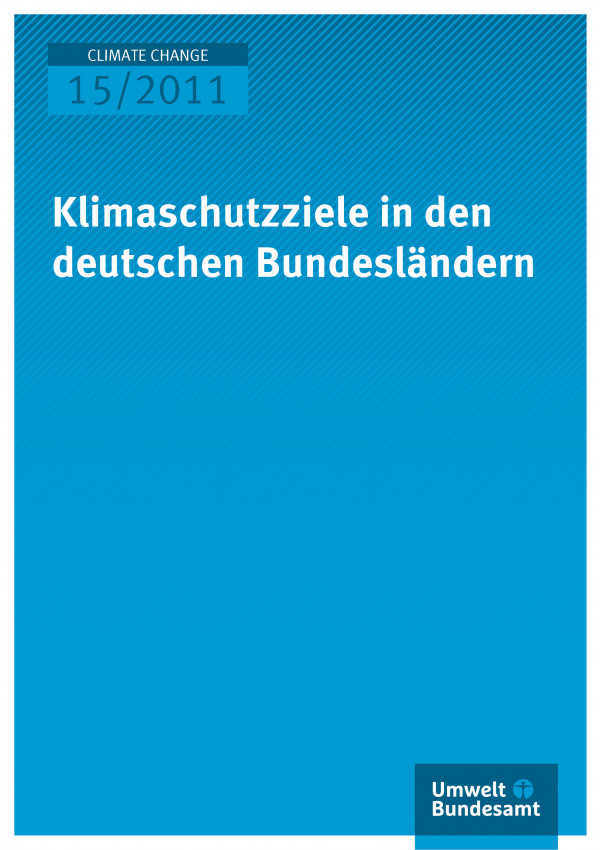 Publikation:Klimaschutzziele in den deutschen Bundesländern