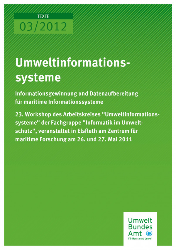 Publikation:Umweltinformationssysteme - Informationsgewinnung und Datenaufbereitung für maritime Informationssysteme