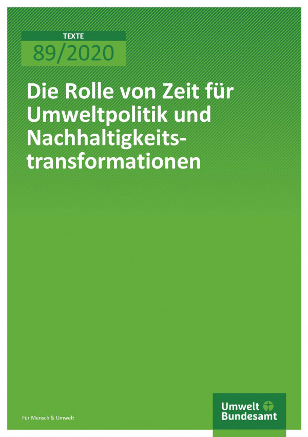 Cover_TEXTE_89-2020_Die Rolle von Zeachhaltigkeitstransformationen