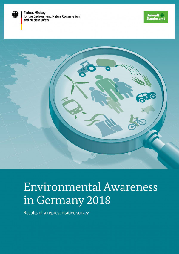 Cover of study Environmental Awareness in Germany 2018