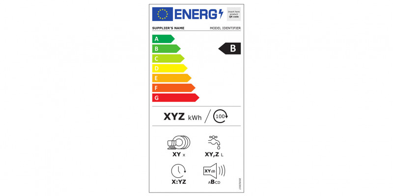 Energieverbrauchskennzeichnung für Geschirrspüler