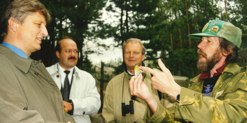 Bild des Besuchs der Feldstation Fringilla