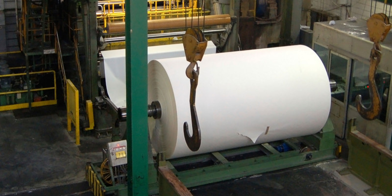 Bild einer Papierfabrik