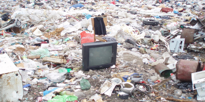 Bild einer Mülldeponie im Kaliningrader Gebiet