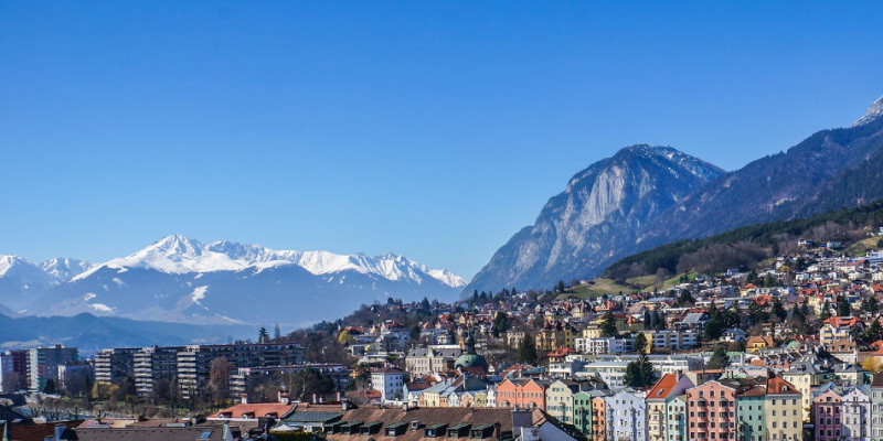 View to the Alpine region