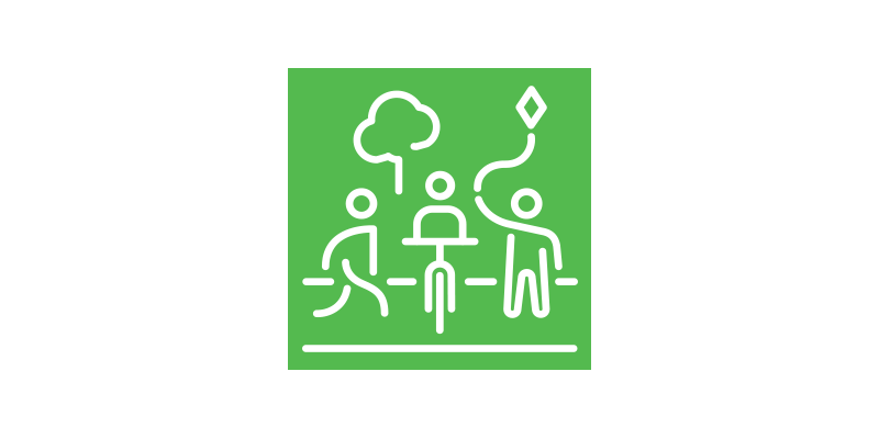 Logo zu der Maßnahme Urbanes Grün und öffentliche Freiräume in der zukunftsfähigen Stadt