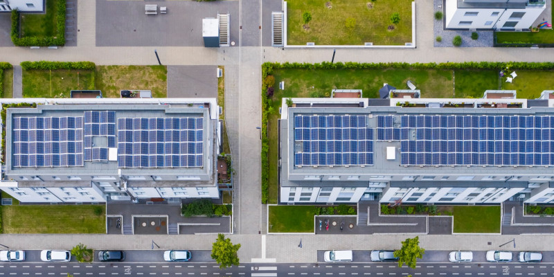 Photovoltaikanlage auf Dachflächen