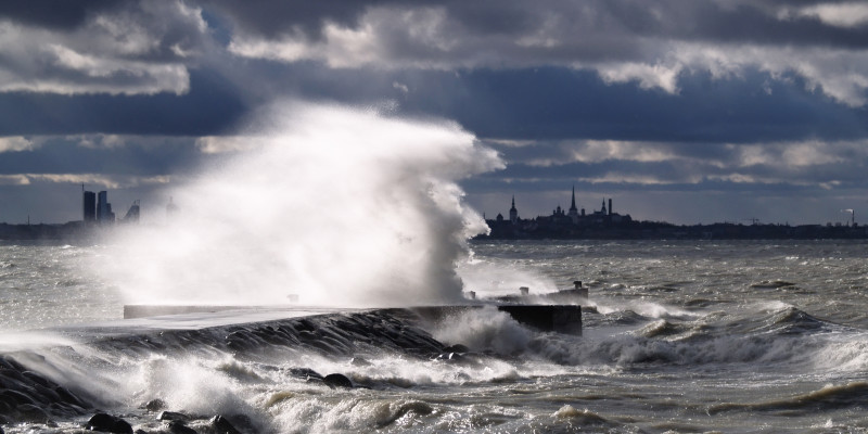 stormy sea