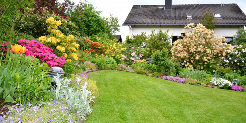 Haus mit Garten