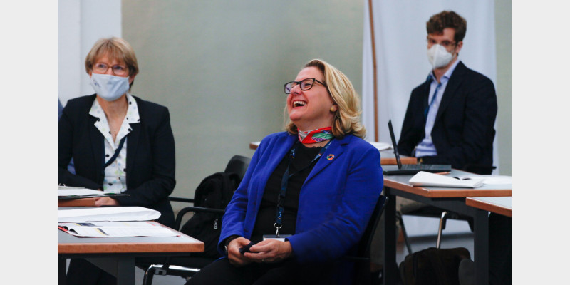 Birgit Wolz (Federal Ministry for the Environment, Nature Conservation and Nuclear Safety, BMU), Svenja Schulze (Federal Minister for the Environment, Nature Conservation and Nuclear Safety)