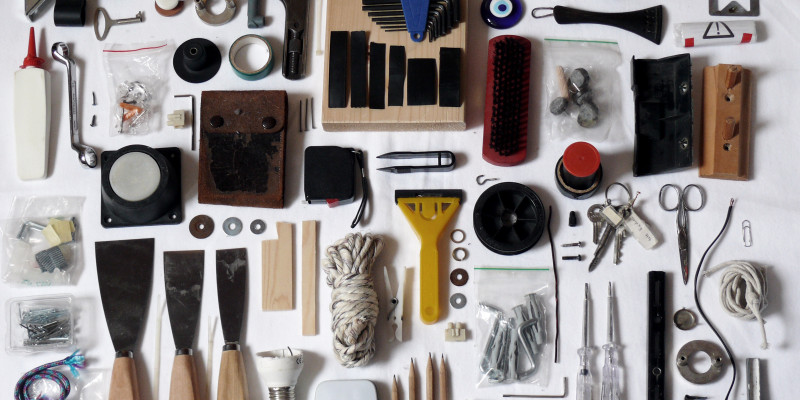 tools on a desk