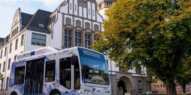 EU-Projekt HyChain-Minitrans - Brennstoffzellenbus Gladbeck