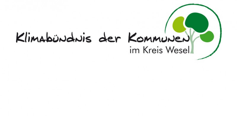 Logo: Klimabündnis der Kommunen im Kreis Wesel