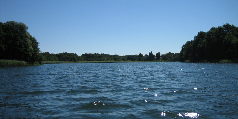Blick über den Pinnower See