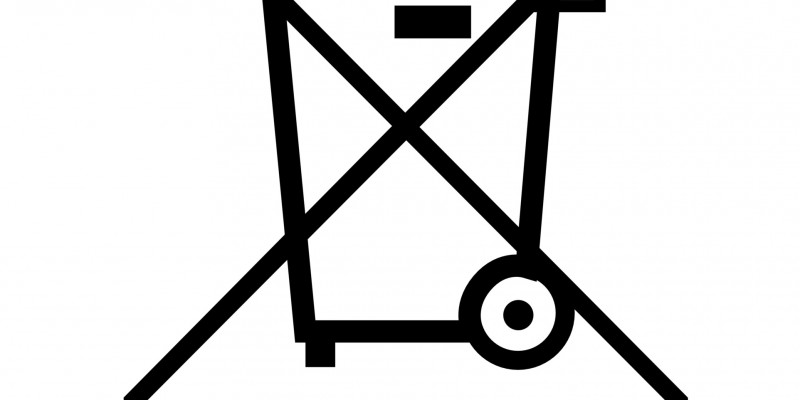 Crossed bin" symbol