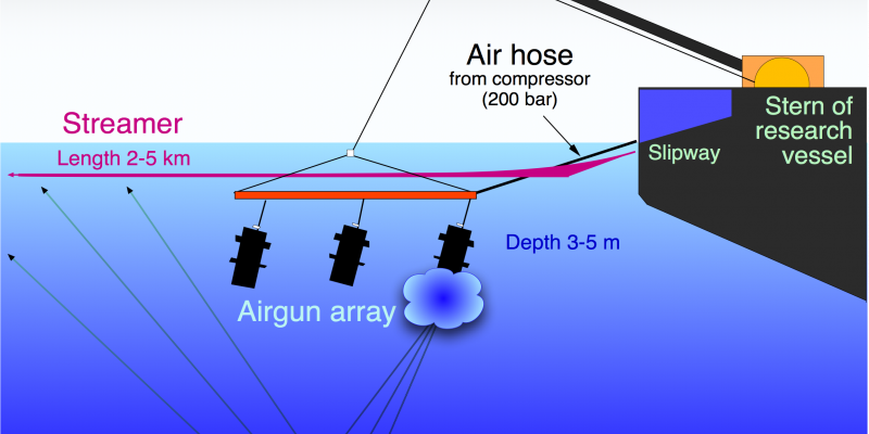 Diagram of scientific use of airguns
