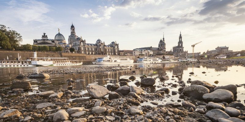 Niedrigwasser Elbe