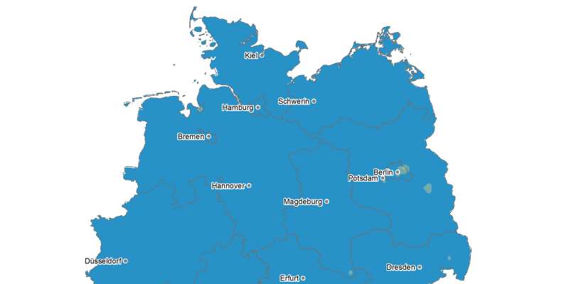Karte: Tropennächte- Anzahl der Tropennächte (18 bis 06 UTC) im Jahr 2022