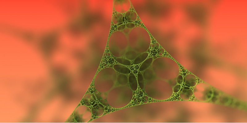 Mikroskopaufnahme eines Nanoteilchens.
