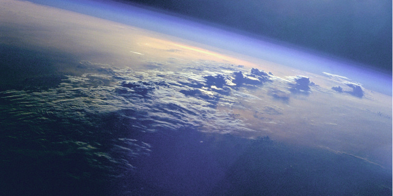 Blick aus dem Weltraum auf den Indischen Ozean