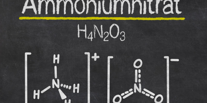 Die Formel für Ammoniumnitrat