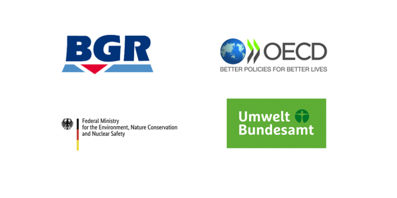 Logos BGR, OECD, BMU, UBA