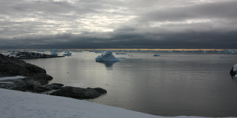 Precipitation is more frequent in coastal regions than in dry central Antarctica. 