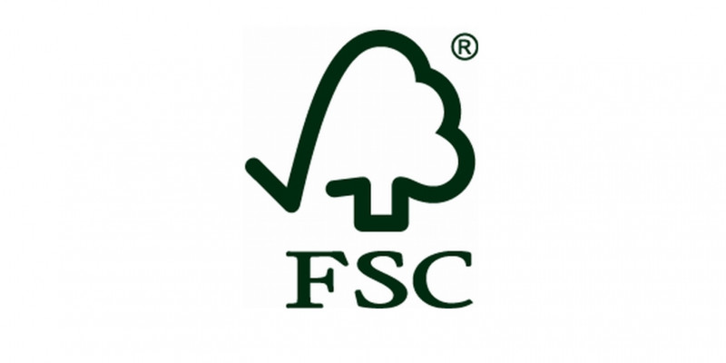 FSC-Label für Holz- und Holzprodukte aus nachhaltiger Waldwirtschaft