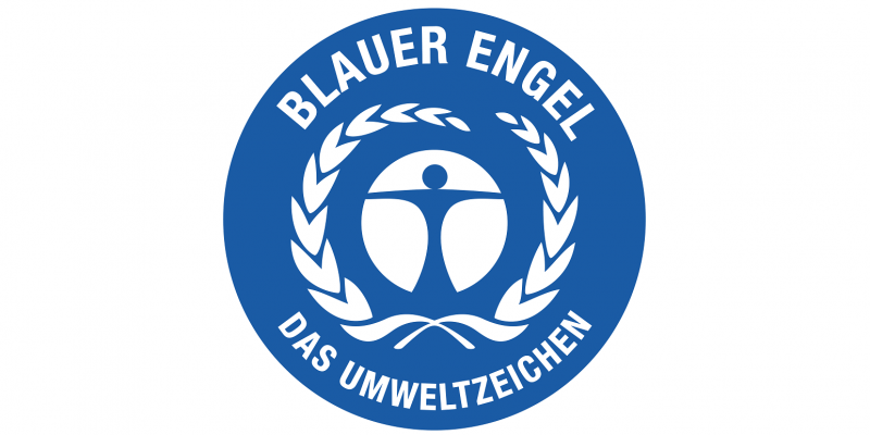 Logo für den Blauen Engel für Streumittel