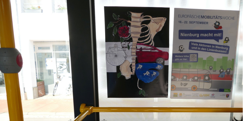 Kunst im Bus