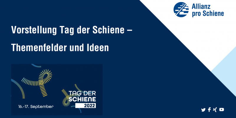 Logo Tag der Schiene
