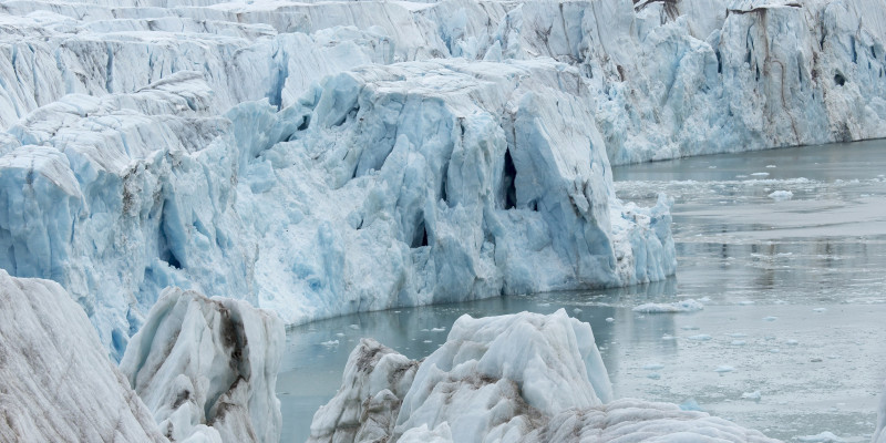 Gletscher-Foto aus der Arktis Svalbard 