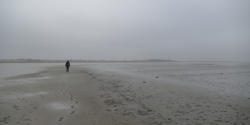 Wattenmeer bei Ebbe auf Norderney