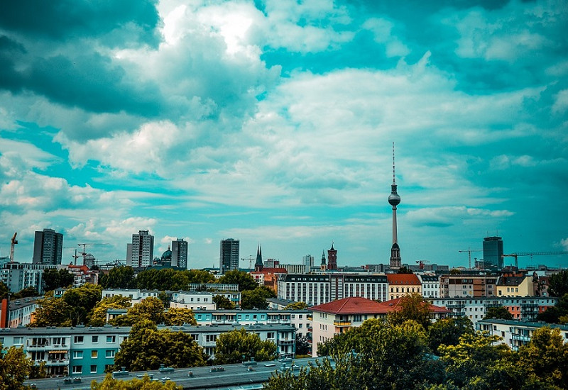 Das Bild zeigt das Stadtpanorama von Berlin