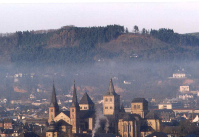 Smog in an urban area - Trier