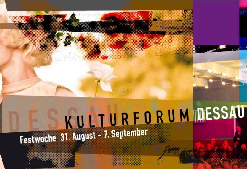 Collage zum Kulturforum Dessau 2013