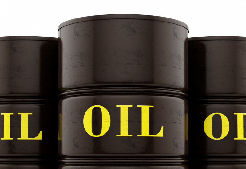 Three barrels of waste oil