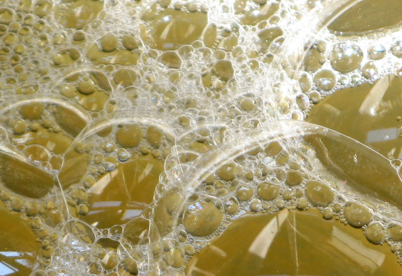 Bubbling sludge 