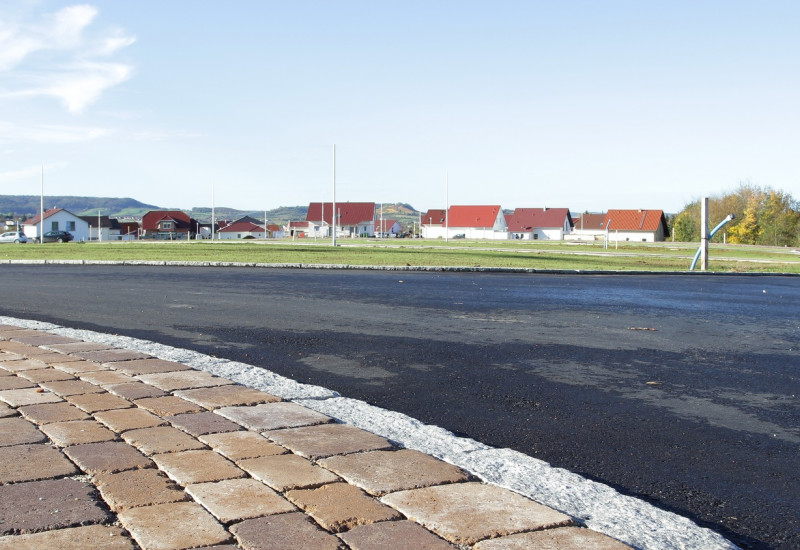 street with concrete and asphalt