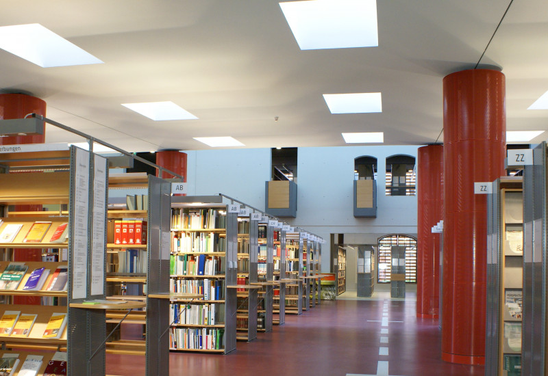 View into the environmental library in Dessau