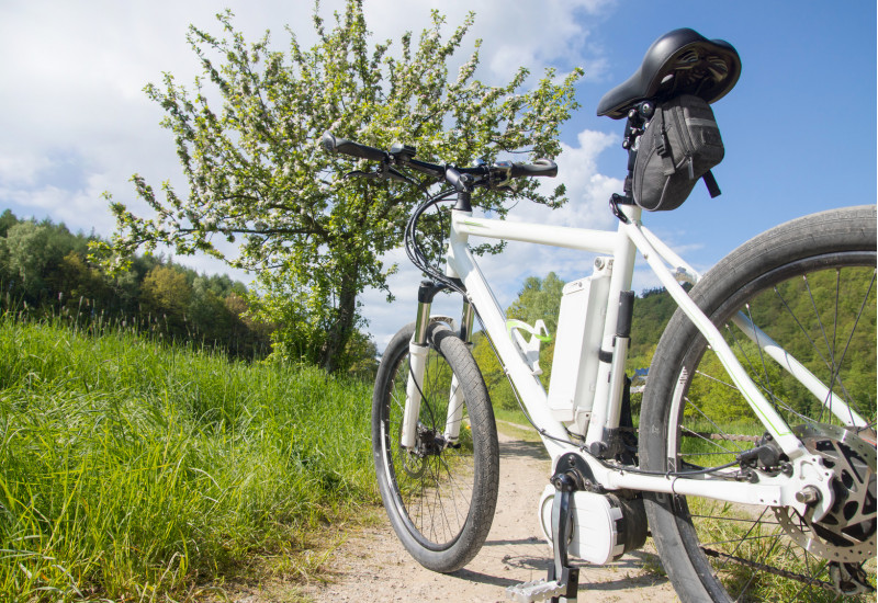 Elektrofahrrad in der Natur