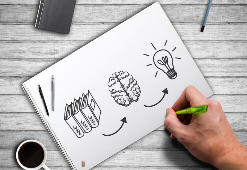 Symbols: Books-Brain-Light