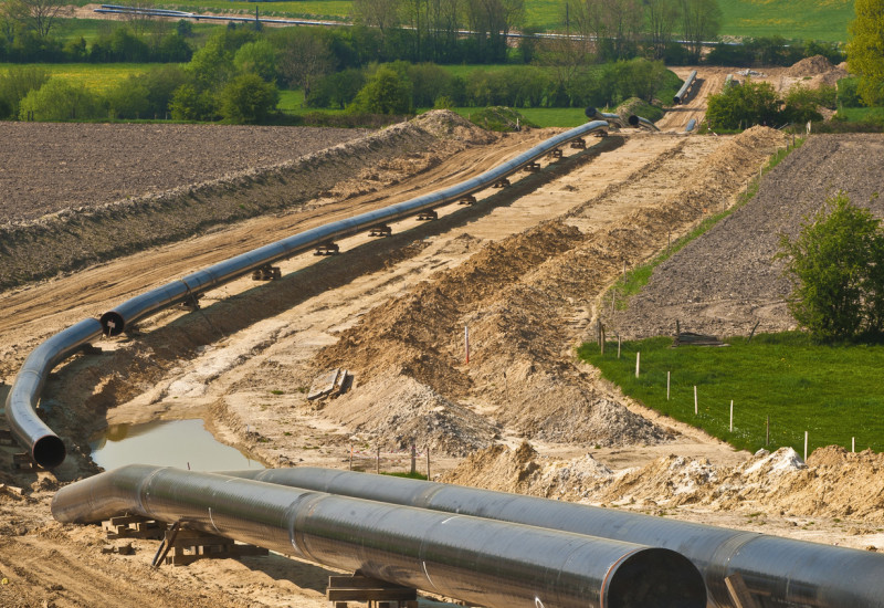 construction of a pipeline