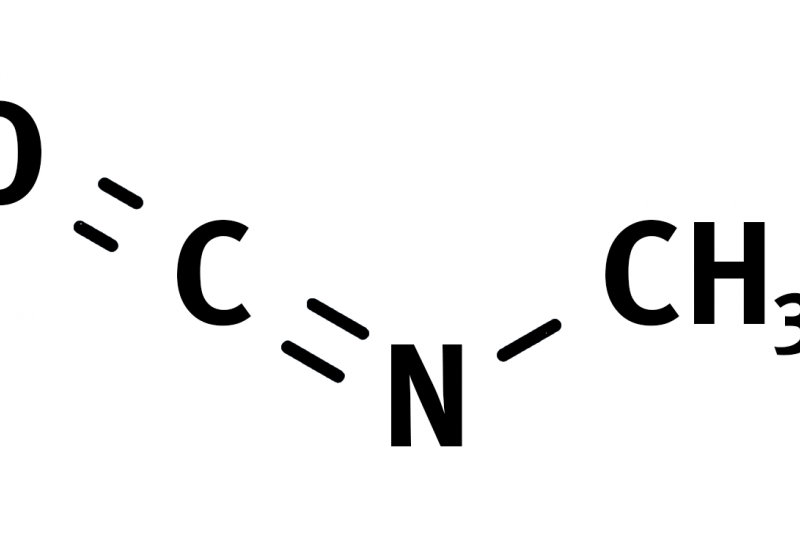 Stukturformel Methylisocyanat