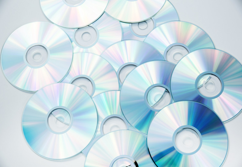 Ein Haufen voller CDs