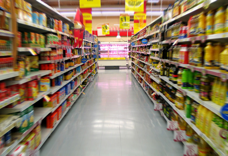 Supermarktregale