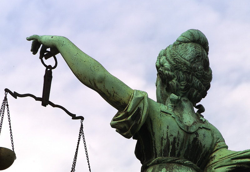The statue of Justitia