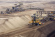 Opencast mining with large machines